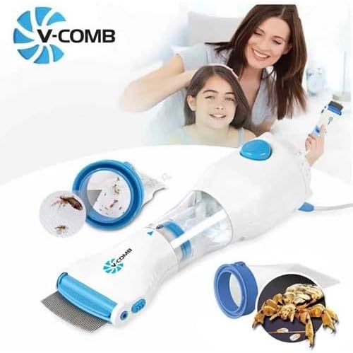 Electric Lice Removal Comb – Safe & Chemical-Free with Extra Filters